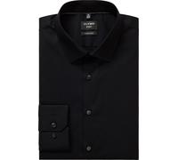 OLYMPHerren Hemd No. 6 Super Slim Fit Langarm, Schwarz, 38