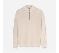 OLYMP Troyer Casual Regular Fit Herren hellbeige einfarbig Größe L