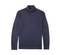 OLYMP Casual Regular Fit Rollkragenpullover marine, Einfarbig