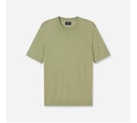 Strickpullover OLYMP "OLYMP Casual Strick, regular fit", Herren, Gr. L, mint, 50% Baumwolle, 50% Lyocell, Pullover Strickpullover (23565318-L) mint