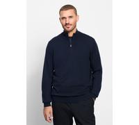 OLYMP Troyer Casual Regular Fit Herren Marine Einfarbig Größe XL