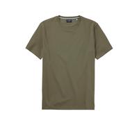 OLYMP Casual Regular Fit T-Shirt Rundhals oliv, Einfarbig