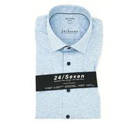 Olymp - Olymp Hemd hellblau langarm 1202 64 11 modern fit, 24/Seven, Luxor, Dynamic Flex Jersey, 92% Baumwolle, 8% Elasthan, erhältlich bei Mode Sc..., 38
