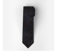 Krawatte OLYMP, Herren, braun, Web, Seide, Krawatten, reine Seide, modisches Muster, 6,5 cm (21664531-0) braun