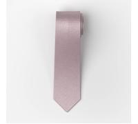 OLYMP Seidenkrawatte aus reiner Seide mit Logo-Patch (6,5 cm) in Rose, Größe 1