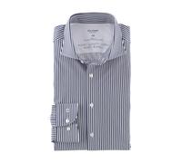 OLYMP Level 5 24/seven Hemd Streifen Navy - Größe 39 Dunkelblau 39