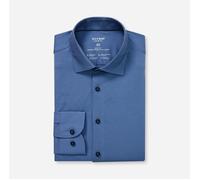Businesshemd OLYMP "OLYMP Level Five 24/Seven, body fit, Kent", Jungen, Gr. 46, Normaler Arm, nürnberger blau, 92% Baumwolle, 8% Elasthan, Hemden (78716631-46) nürnberger blau