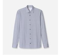 OLYMP Hemden Herren Slim Fit Langarm Jersey blau, 42