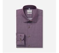 Businesshemd OLYMP "OLYMP Level Five, body fit, Businesshemd, New York Kent", Jungen, Gr. 41, Normaler Arm, aubergine, 100% Baumwolle, Hemden (71797826-41) aubergine