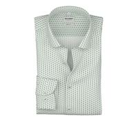 OLYMP Level Five Body Fit Hemd grün, Bedruckt