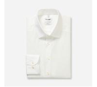 Olymp Herren Hemd LEVEL 5 BODY FIT extralange Ärmel- Gr. 44, Offwhite