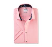 OLYMP Kurzarmhemd Herren Slim Fit Kurzarm Baumwoll-Stretch rot, 43