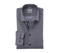 OLYMP Hemd Herren Slim Fit Langarm Baumwoll-Stretch schwarz, 39
