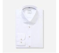 OLYMP Herren Businesshemd Langarm Level.Five.Body.fit,Einfarbig,Body fit,New York Kent-2,Weiss 00,38