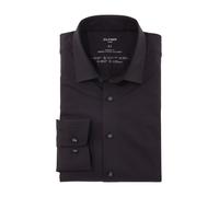 OLYMP Herren Businesshemd Langarm Luxor.24.Seven,Single Jersey,modern fit,New Kent,schwarz 68,40
