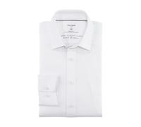 OLYMP Herren Businesshemd Langarm Luxor.24.Seven,Single Jersey,modern fit,New Kent,Weiss 00,44
