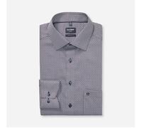 OLYMP Luxor Modern Fit Hemd violett, Bedruckt