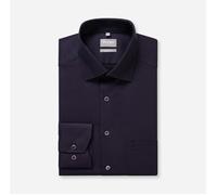 Businesshemd OLYMP "OLYMP Luxor, comfort fit, New Kent", Herren, Gr. 44, Normaler Arm, aubergine, 100% Baumwolle, Hemden (76927650-44) aubergine