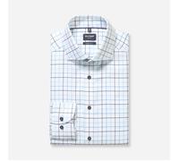 Businesshemd OLYMP "OLYMP Luxor, modern fit, Royal Kent", Herren, Gr. 44, Normaler Arm, bleu, 100% Baumwolle, Hemden (11396314-44) bleu