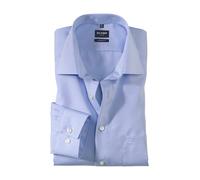 OLYMP Hemd Luxor – Slim Fit, Langarm, Baumwolle – Blau Größe 46