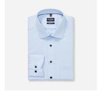 OLYMP Herren Oberhemd Langarm Luxor,Faux Uni,465 Modern Fit 20,13 New Kent,bleu 11,46