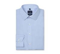 OLYMP Herren Oberhemd Langarm Luxor,Chambray,Comfort fit,New Kent,bleu 11,46