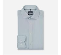 Langarmhemd OLYMP "Luxor", Herren, Gr. 42, N-Gr, marine, Web, Obermaterial: 100% Baumwolle, tailliert normal, 2-Knopf-Manschette, Hemden, Businesshemd, Royal-Kentkragen, modern fit (12688848-42) marin