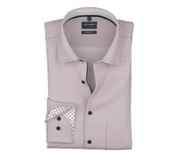 OLYMP Hemd Luxor Modern Fit gestreift mauve Gr. 43