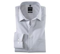 OLYMP - Olymp Luxor Modern Fit: Hemd grau - Gr. - 44