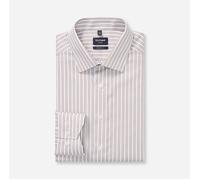 Businesshemd OLYMP "OLYMP Luxor, modern fit, Businesshemd, New Kent", Jungen, Gr. 44, Normaler Arm, nougat, 100% Baumwolle, Hemden (87044636-44) nougat