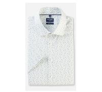 Olymp Luxor Shirt Print Olive - Größe 46 Grün 46