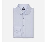 OLYMP Herren Hemd Luxor Langarm Baumwolle Slim Fit Rauchblau Größe 44