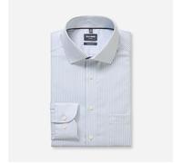 Businesshemd OLYMP "OLYMP Luxor, modern fit, Global Kent", Herren, Gr. 44, Normaler Arm, silbergrau, 100% Baumwolle, Hemden (78457661-44) silbergrau