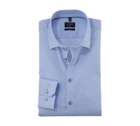 OLYMP No. Six Super Slim Hemd bleu, Bedruckt