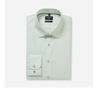 OLYMP Herren Oberhemd Langarm 251014,Einfarbig,375 No 6 six - super Slim (H16),Kent-Kragen,hellgrün 40,38