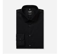 Herren Hemd No. 6 Super Slim Fit Langarm,schwarz,42