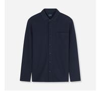 Poloshirt OLYMP "OLYMP Casual Wirk, Polo langarm", Herren, Gr. XXL, marine, 89% Baumwolle, 11% Polyester, Shirts (39663100-XXL) marine