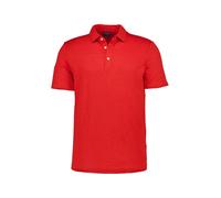 OLYMP Polo-Shirt Herren Regular Fit Kurzarm Leinen rot, M