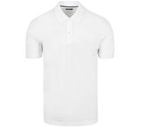 OLYMP Herren Poloshirt Casual Regular Fit - Kurzarm, Piqué, 100% Baumwolle - Weiß 3XL
