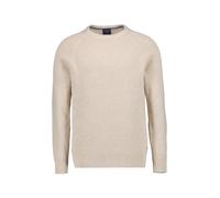 OLYMP Pullover Herren Regular Fit Rundhals Baumwolle beige, XXL