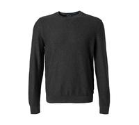 OLYMP Pullover Herren Regular Fit Rundhals Baumwolle grau, S