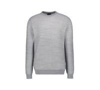 OLYMP Pullover Herren Regular Fit Rundhals Baumwolle grau, S