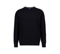 OLYMP Pullover Herren Regular Fit Rundhals Baumwolle schwarz, L