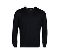 OLYMP Herren Pullover V-Ausschnitt Casual.Strick,Single Jersey,Regular fit,Marine 18,M