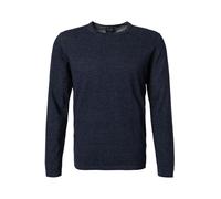 OLYMP Pullover Herren Slim Fit Rundhals Baumwolle blau, S