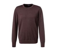 OLYMP Pullover Herren Slim Fit Rundhals Schurwolle rot, XXL