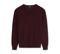 Strickpullover OLYMP "OLYMP Casual Strick, Pullover", Herren, Gr. XXL, braun (bordeaux), 100% Schurwolle, Pullover Strickpullover (62105243-XXL) bordeaux