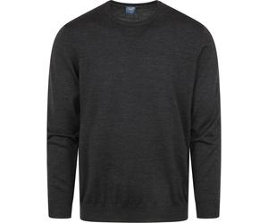 Olymp Pullover O-Hals Wolle Dunkelgrau - Größe 4XL Grau 4XL
