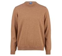 OLYMP Pullover Rundhals Merinowolle Graubraun 0150-11/28