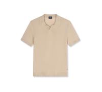 OLYMP Regular Fit Halbarmpullover beige, Einfarbig